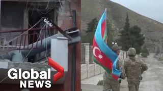 Nagorno-Karabakh conflict: Armenia says Azerbaijan attacking civilian areas with cluster bombs