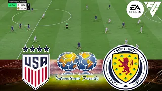 FC 24 - USA W vs Scotland W 17/5/2024 - INTERNATIONAL FRIENDLY - Gameplay PS | Full Match