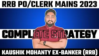 RRB PO/Clerk Mains Complete Strategy || RRB PO Mains Previous Year Paper & Cut-Off | Kaushik Mohanty