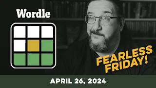 Doug plays today's Wordle Puzzle Game for 04/26/2024