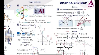 Задания с реального ЕГЭ ФИЗИКА 2021 Абель