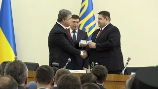 Петро Порошенко представив нового голову Житомирської ОДА  і подякував за роботу його попереднику