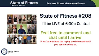 State of Fitness LIVE #208 with David Greenwalt