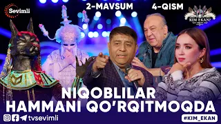 KIM EKAN 2-MAVSUM | 4-QISM NIQOBLILAR HAMMANI QO’RQITMOQDA