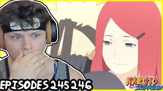 NARUTO MEETS HIS MOM! Naruto Shippuden REACTION: Episode 245, 246