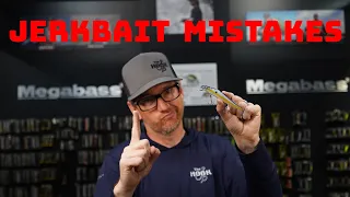 The Biggest Mistakes We See Fishermen Do With The Jerkbait!