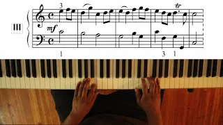 ABRSM 2023-24 Grade 1 Piano Exam A7 - Handel - Gavotte in C Major