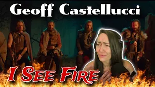 Why am I crying?! I SEE FIRE - The Hobbit | Low Bass Singer Cover | Geoff Castellucci | Reaction