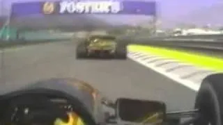 Alain Prost onboard no Grande Prêmio de Portugal de Fórmula 1 de  1991