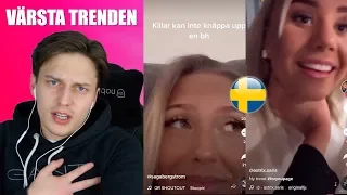 REAGERAR PÅ SVENSKA TIK TOK! 🇸🇪 Gör ALDRIG denna trend!