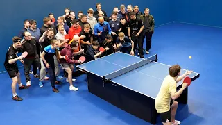 1 vs 50: Ping Pong Challenge