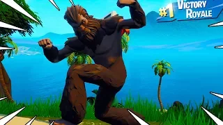 New BIGFOOT Skin Gameplay In Fortnite Battle Royale..