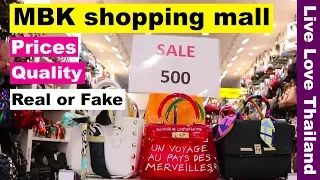 MBK shopping mall Bangkok -  Prices & Quality review - real , duplicate or fake #livelovethailand