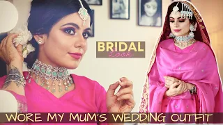 INDIAN BRIDAL LOOK | WORE MY MUM's WEDDING OUTFIT | WEDDING SERIES | EPISODE 4 | GURKIRAT RANDHAWA