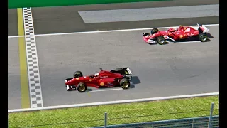 Ferrari F1 2017 vs Ferrari F1 1996 - Monza