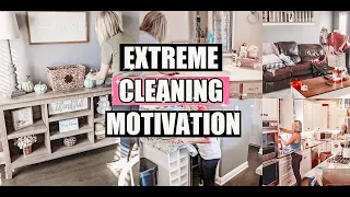 ULTIMATE CLEANING MOTIVATION-WHOLE HOUSE CLEAN WITH ME- CLEANING MUSIC