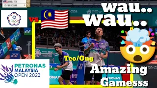PETRONAS Malaysia Open 2023 Ong yew sin/Teo ee yi vs Lu Ching yao/Wang Po han