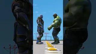 Random Thanos Vs Hulk Superhero Battle, Who Will Win 🔥| #Shorts | #YouTubeShorts | #GTA5