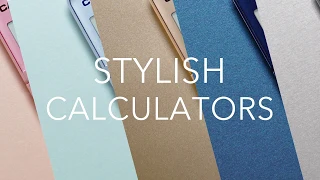 Calculadoras CASIO MY STYLE Stylish