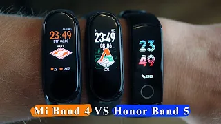 Honor Band 5 vs Mi Band 4 — главные конкуренты среди фитнес браслетов в 2019 году