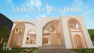 Modern Art Deco House || Speedbuild || Bloxburg