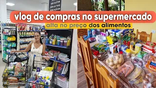 Fazendo as COMPRAS DO MÊS  na cidade/ valores muito alto😳 vlog