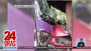 Bus ng Kingdom of Jesus Christ, bumangga sa bahay | Bus vs Motorsiklo... | 24 Oras Weekend