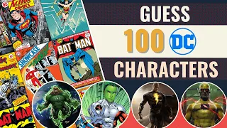 Ultimate DC Comics Quiz! | Guess 100 DC characters from the comics (HARD!)