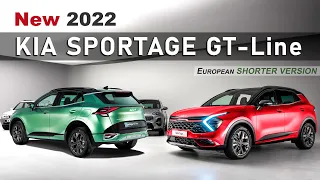 All-New 2022 Kia Sportage GT-Line - Hybrid, PHEV & Mild-Hybrid with Short Wheel Base for Europe