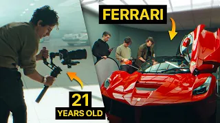 This FILMMAKER shot a COMMERCIAL for FERRARI at 21 years old - How to work with your dream brands