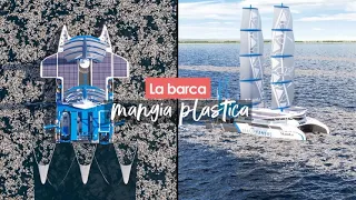 La prima barca-fabbrica al mondo che “mangia” la plastica che galleggia nei nostri mari