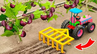 Top diy tractor making mini plough machine science project | grow & harvest mangosteen farm | HPMini