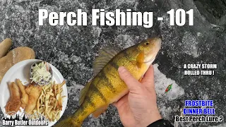 Poor Weather Perch Fishing !