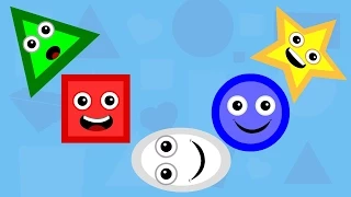 Five Little Shapes | Original Nursery Rhymes By Little Baby Club