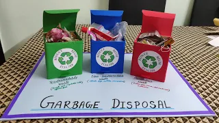 Project on Garbage Disposal | Biodegradable and Non-Biodegradable waste | Waste Management |