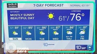 10 Weather: Tampa Bay area forecast | April 5, 2024