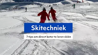 7 Tips om direct beter te skien! #skitechniek #wintersport #skiles #skileraar