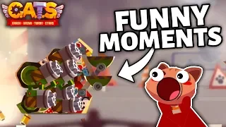 C.A.T.S FUNNY MOMENTS COMPILATION - Best Battles in Crash Arena Turbo Stars