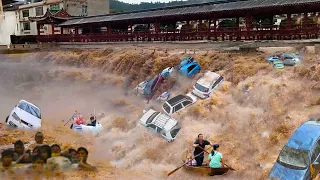 Floods and landslides in China destroy everything! China Flood Videos | Three Gorges Dam