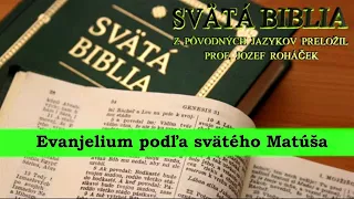 Evanjelium podľa svätého Matúša - Biblia SK