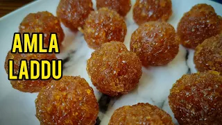 आंवले के लड्डू। सिर्फ दो चीजों से बनाएं एक साल तक खाए। Amla Ladoo। Immunity Booster Gooseberry Laddu