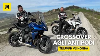 Comparativa crossover: Triumph Tiger Sport 660 vs Honda NC750X!