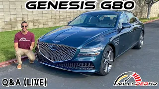 2021 Genesis G80 3.5T Prestige AWD Q&A (Live)