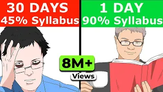 FASTEST WAY TO COVER ENTIRE SYLLABUS |1 DAY/NIGHT BEFORE EXAMS | HOW TO STUDY IN EXAM TIME