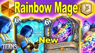 New Rainbow Mage Is Awesome! This Deck Will Make Your Day Better! Titans Hearthstone