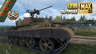 121B: 3rd MOE battle on map Outpost - World of Tanks