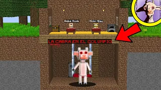 LA CABRA EN EL COLUMPIO APARECE DEBAJO DE MI CAMA EN MINECRAFT 😱| MICHI MIAU Y BEBE NOOB TROLL