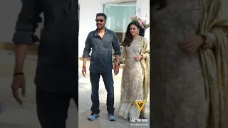 Ajay Devgan with his wife kajol Devgan!!Top tik tok video ♥️♥️