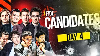 FIDE Candidates 2022 Day 4 Live | Ding, Firouzja, Caruana, Hikaru, Nepo in Action