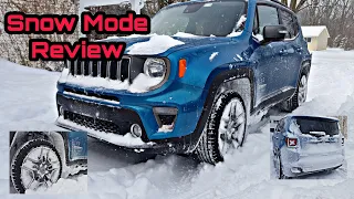 How Does Jeep Renegade 4x4 Snow Mode Perform in 10 in of Snow? | How to Use Your Renegade Snow Mode